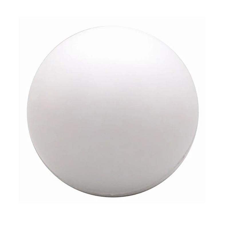 Round Shaped Stress Ball - White with Logo